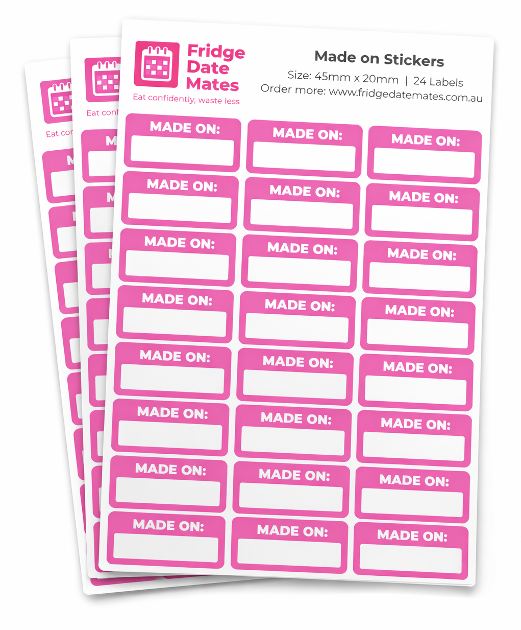 Made On Fridge Labels Value Packs