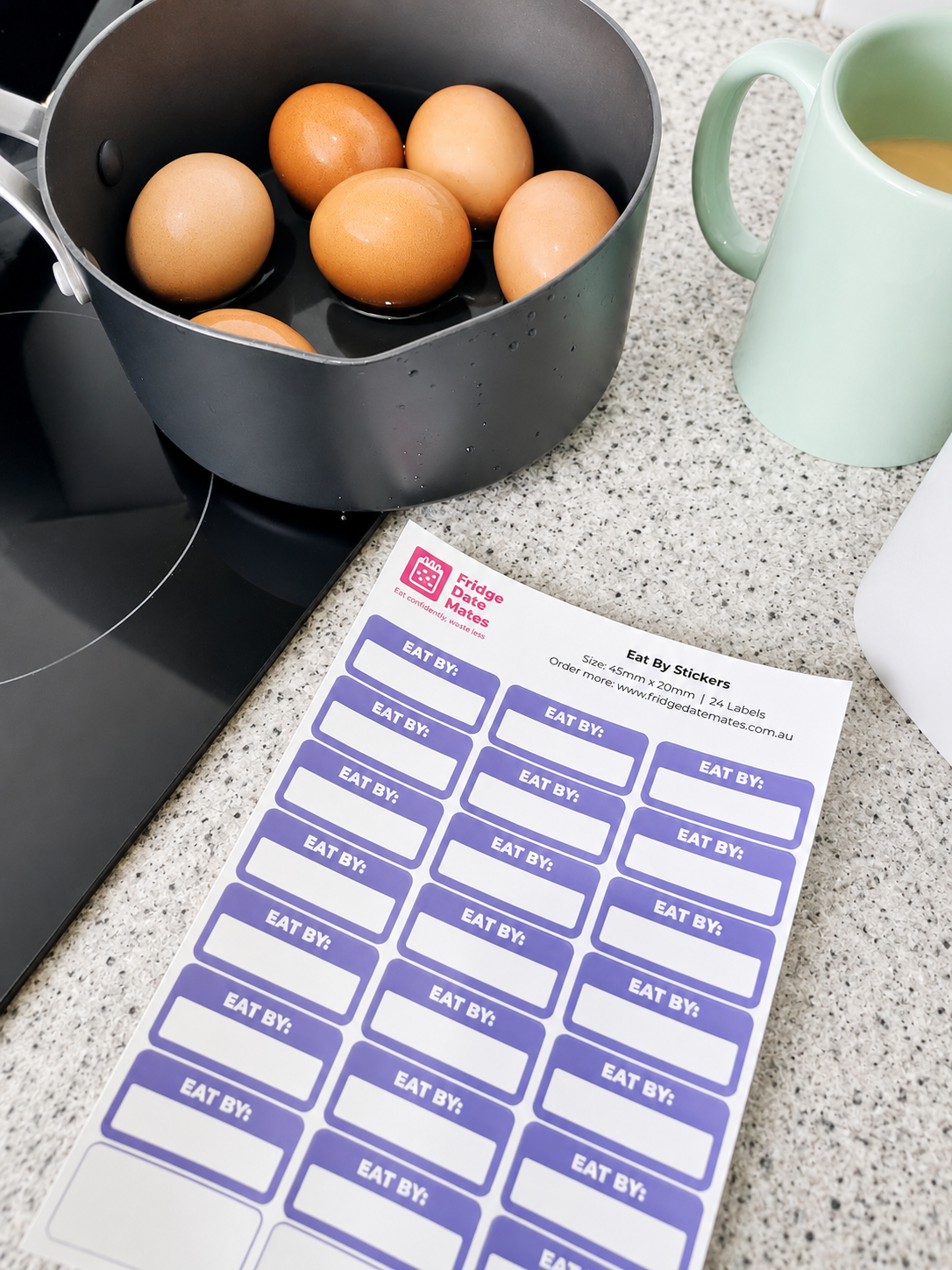 Eat By Fridge Labels Value Packs