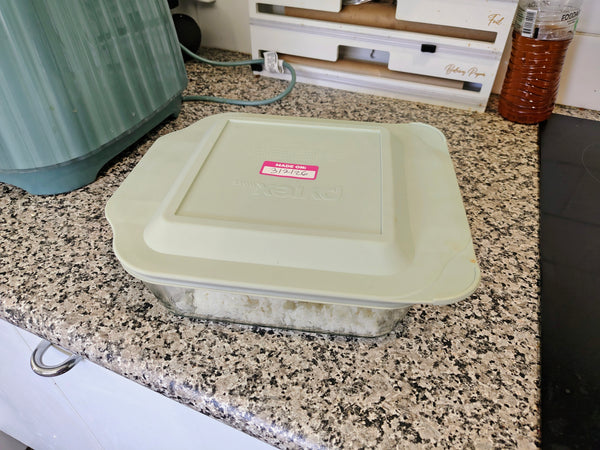 Fridge Date Mates label on a food container