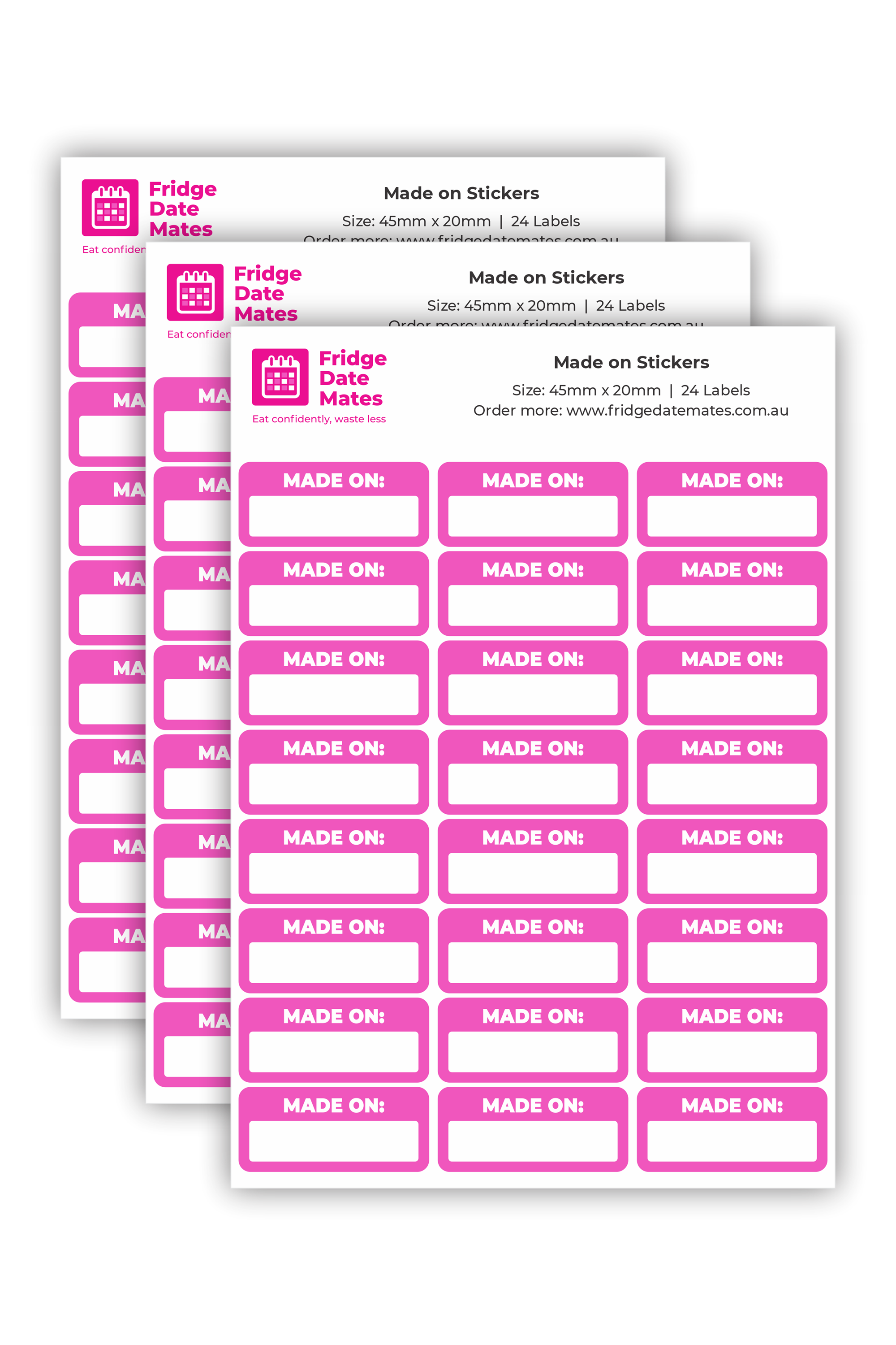 Made On Fridge Labels Value Packs