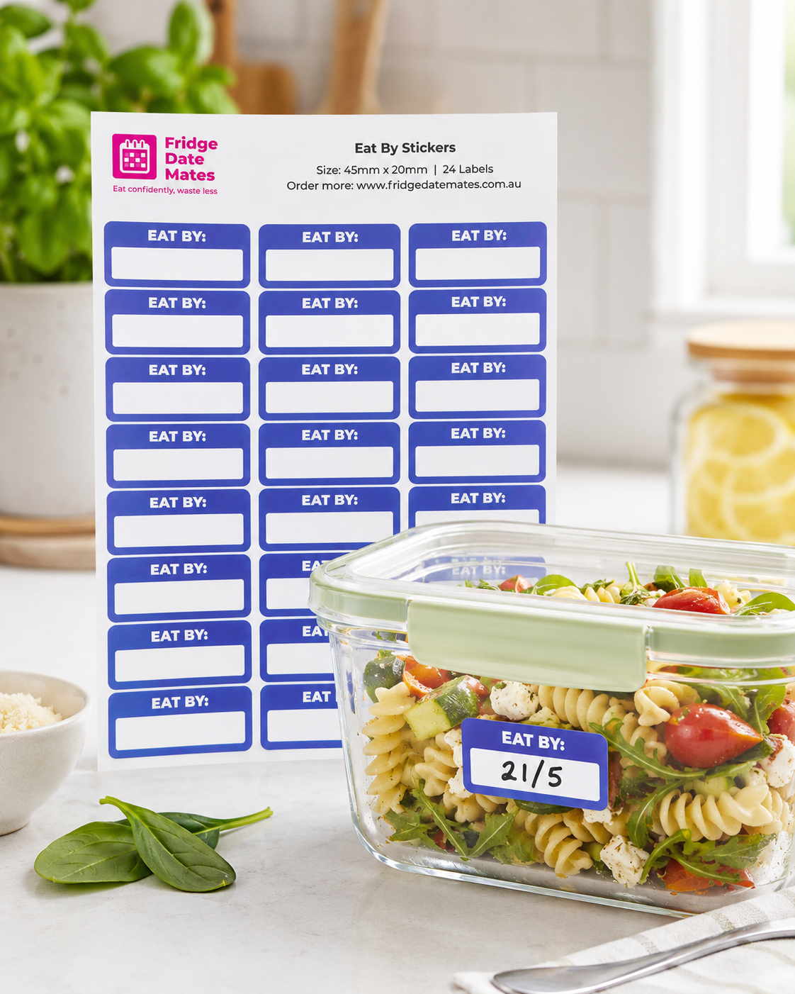 Eat By Fridge Labels Value Packs