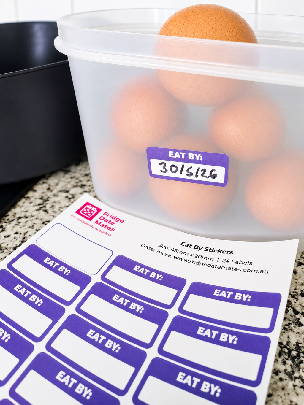 Family Fridge Label 10 Pack