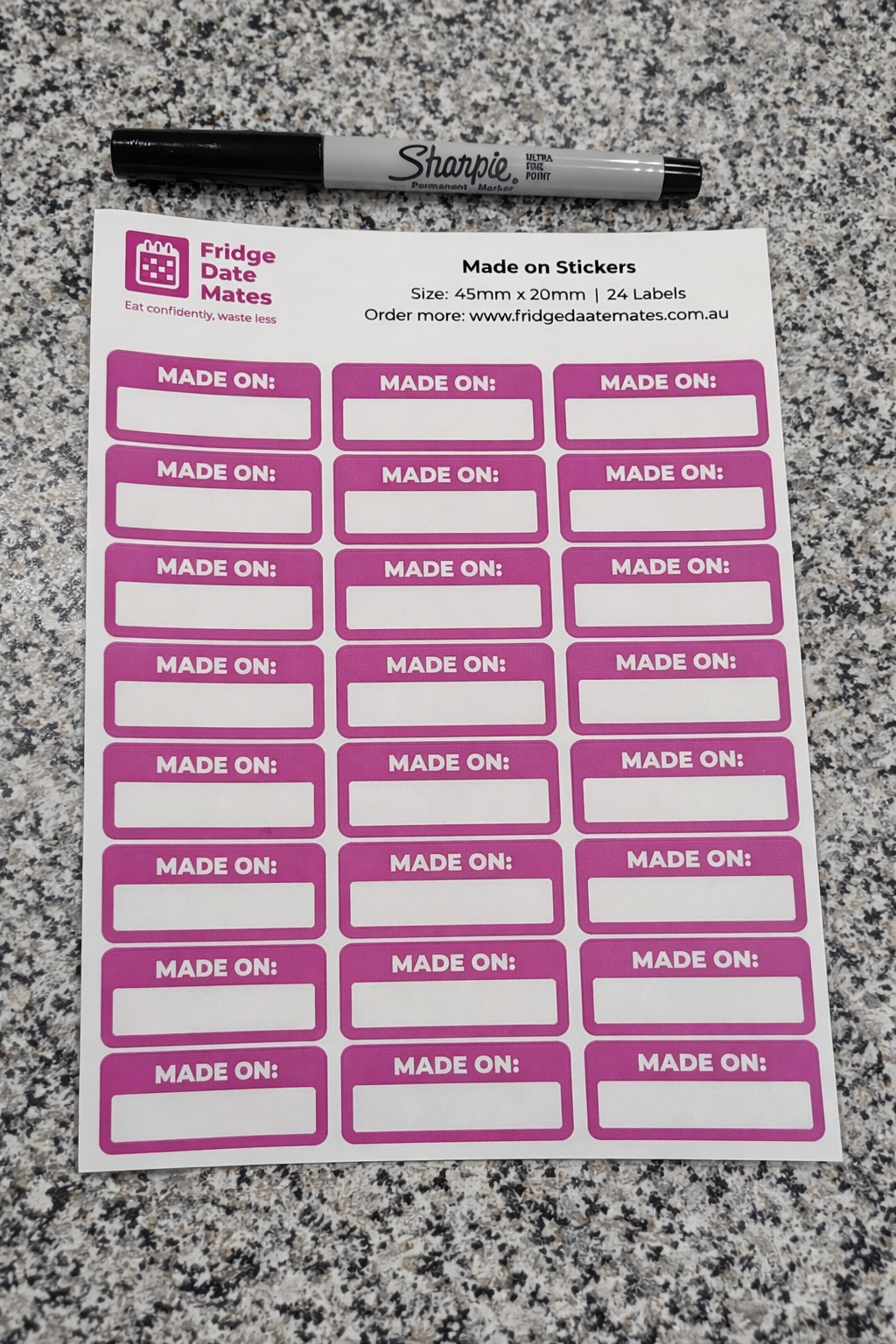 Made On Fridge Labels Value Packs