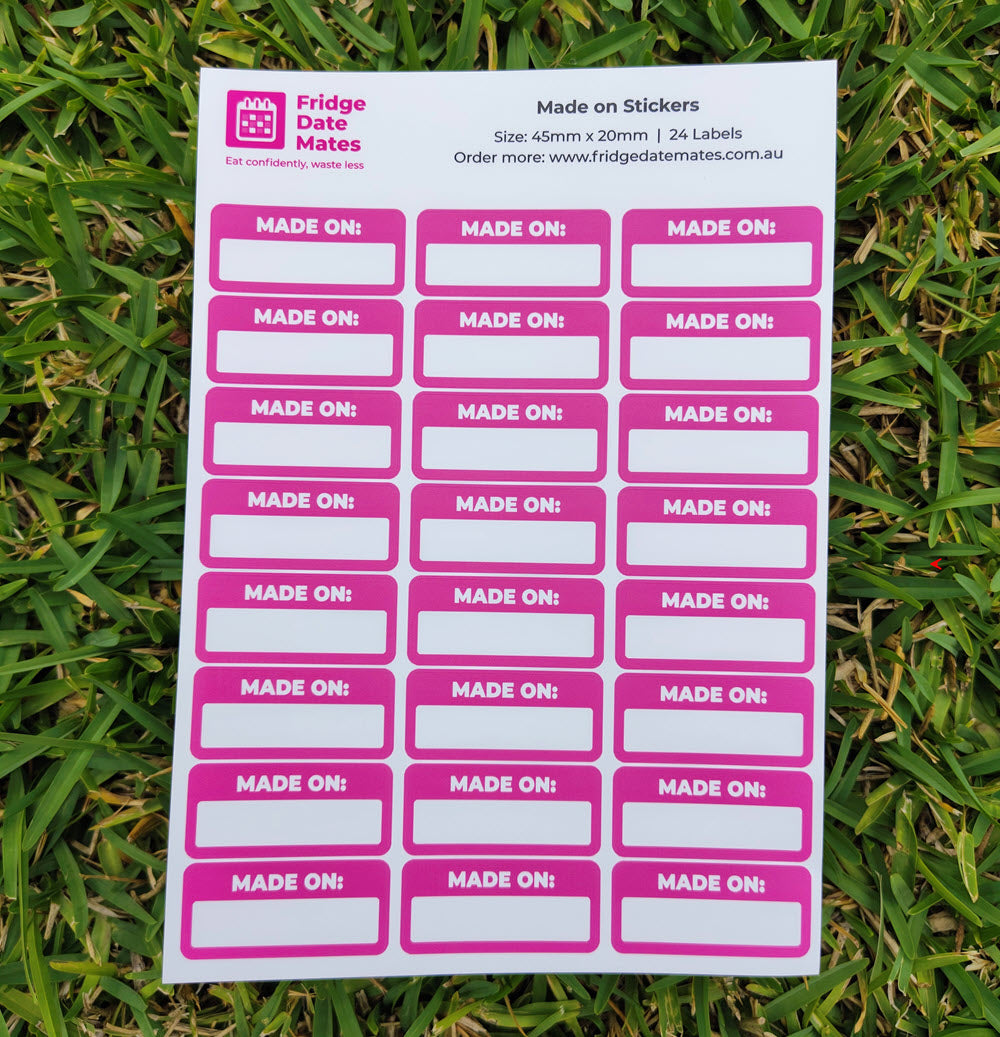 Made On Fridge Labels Value Packs