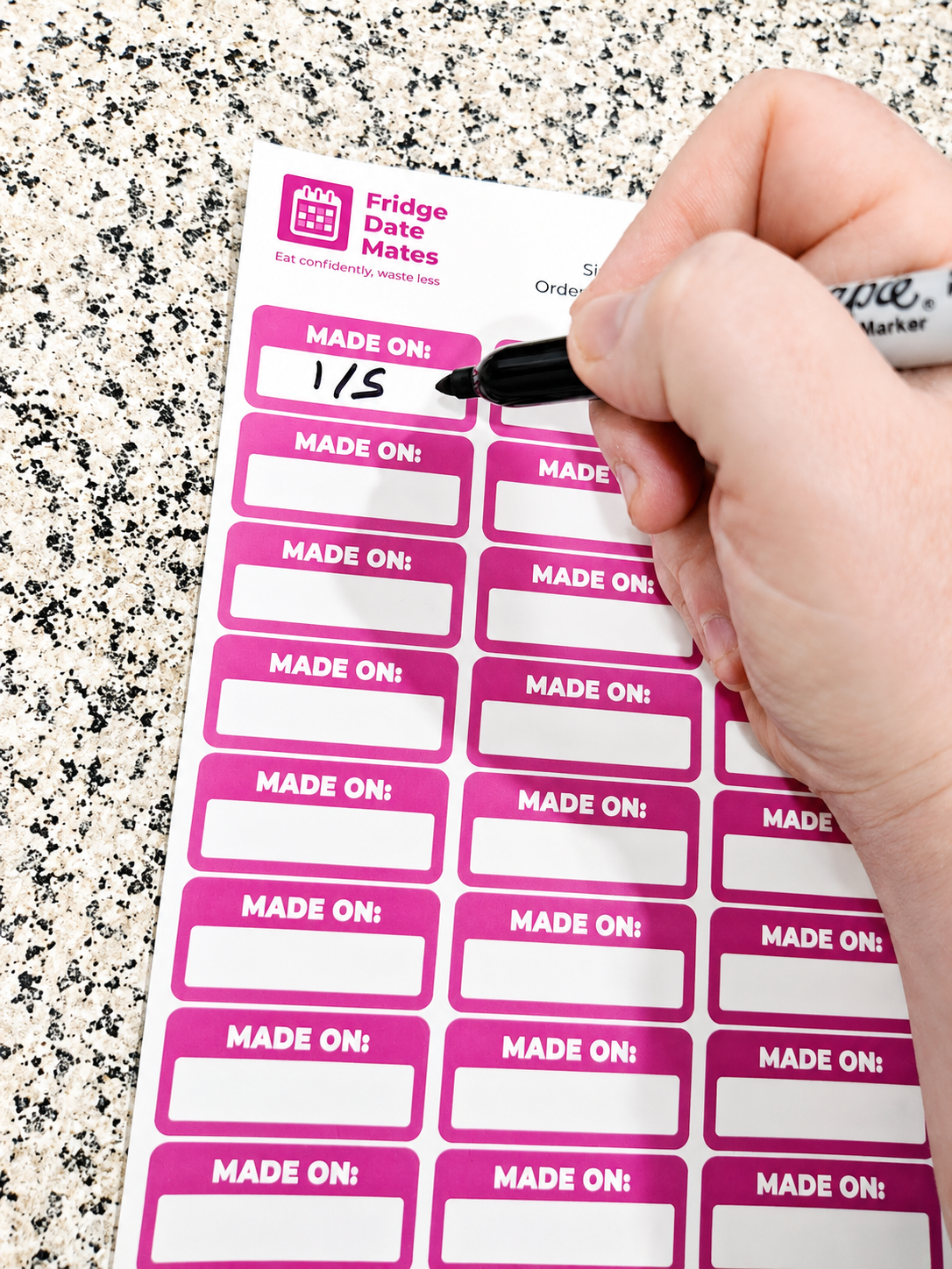 Made On Fridge Labels Value Packs