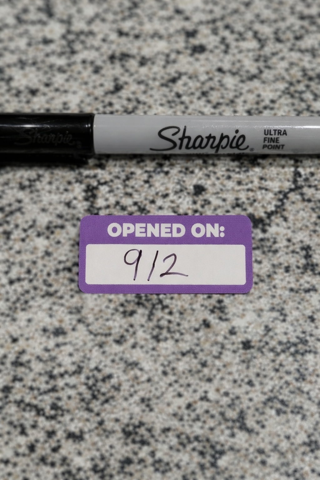 Opened On Fridge Labels Value Packs