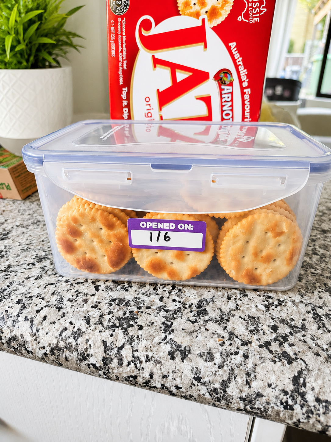 Opened On Fridge Labels Value Packs
