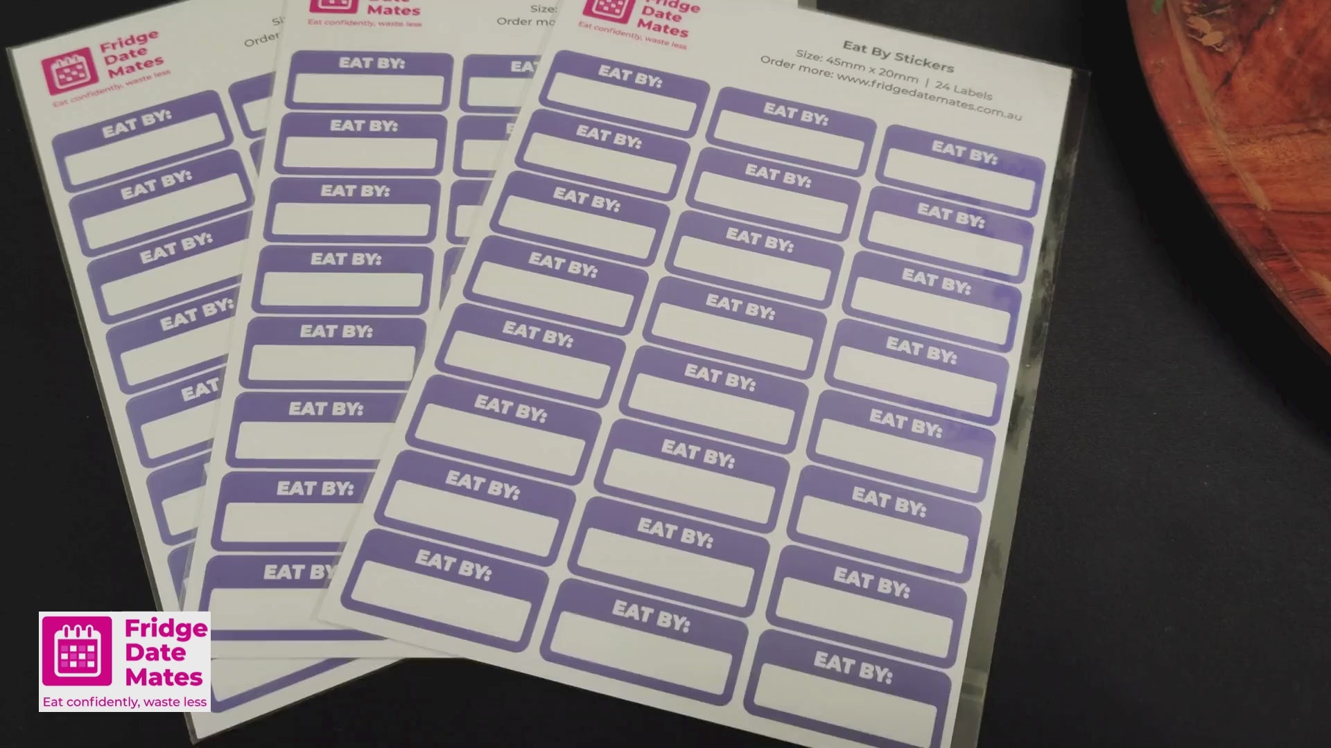 Eat By Fridge Labels Value Packs