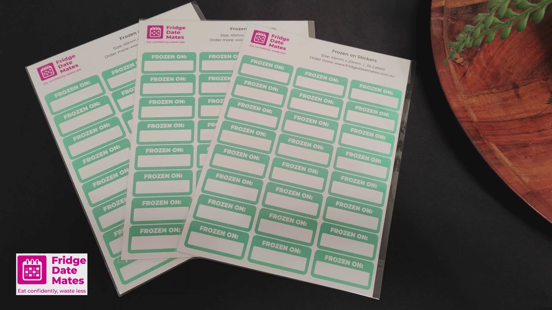 Frozen On Fridge Labels Value Packs